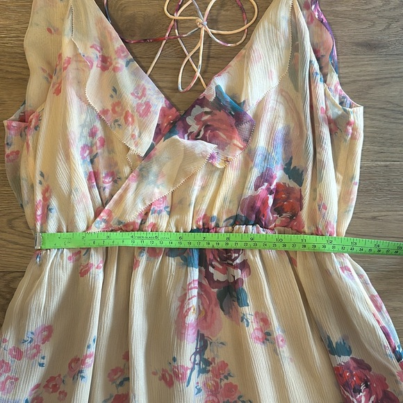 Anthropologie Meadow Rue size 6 NWOT Floral Silk Dress - Picture 9 of 12